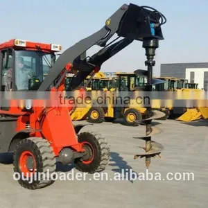 2016 New Design Mini Construction Equipment Wheel Loader With Auger thumbnail-3