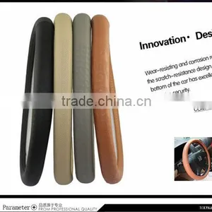 High Quality Fashion Leather Car Steering Wheel Cover/New Design High Quality Leather Steering Wheel Cover Wholesale thumbnail-1