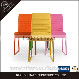 Metal Leather Modern Bar pu Chair for Sale thumbnail-2