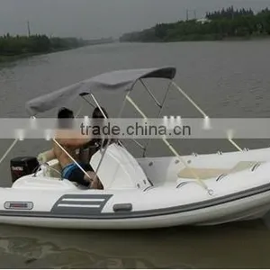 CE Certificate Center Console Cabin Hypalon China Rib Boat thumbnail-1