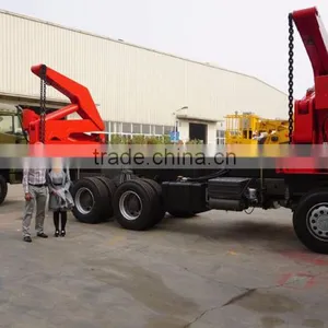 20ft Semi Trailer Container Lift, 20ft Container Lift Trailer,20FT Side Lifter Loader Chassis Truck Trailer thumbnail-6