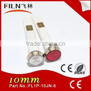Dia 10mm Nylon PA66 Oven Round 12v Mini Led Light Indicator thumbnail-1