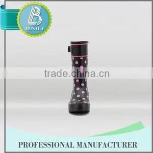 Made in China Customised Designs Colorful Fox Print Rubber Rain Boots Boots thumbnail-2