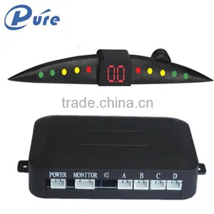 Auto Electronics Car Reversing Aid Parking 4 Sensor Car Reverse Radar System With LED Display thumbnail-3