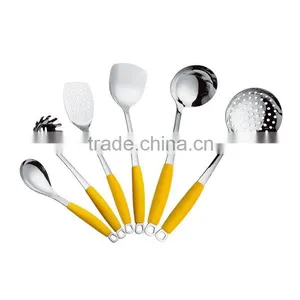 2015 High Quality Cutlery Kitchenware With Silica Gel Handle Korean Kitchen Tools/modern Kitchen Designs 7PCS/SET S34 thumbnail-1