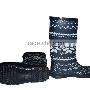 Fashion Rain Rubber Boots for Ladies and Children thumbnail-6