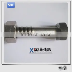 Alloy 601. Alloy625. Alloy600 Stainless Steel Fastener Din931 Hex Bolts Alloy718. Alloy925 thumbnail-3