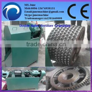 Double Roller Organic Fertilizer Granulation With Competitive Price Skype:junemachine thumbnail-1
