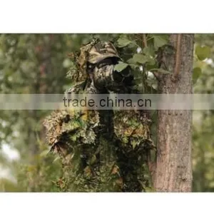 Mens High Quality Natural Hooded Camouflage Leafy Hunting Suit thumbnail-6
