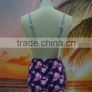 New Fashion Printed Flower Women Hot Sexy High Waist Bikini thumbnail-2