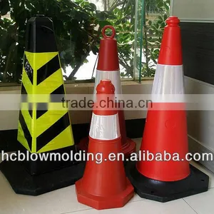OEM Blow Molding HDPE Plastic 75cm Traffic Cone /Road Cone Reflecting Road Cone thumbnail-1