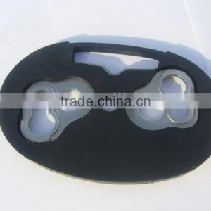 China Supply Black Small Plastic Part With Metal Insert thumbnail-1