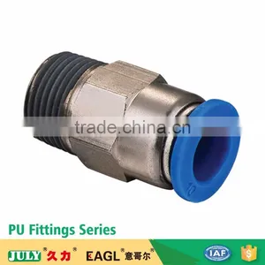 China JULY Manufactory Supplier Zinc Alloy Check Valve Pneumatic Connection Pipe Fittings thumbnail-2
