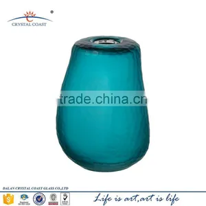 Wholesale Import Handblown Stone Shape Glass Mosaic Flower Vase thumbnail-1