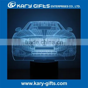 Football,car, Fish Shape Night Light 3D Art Deco Led Table Lamps 3D Home Decoration Kids Gift Light thumbnail-2