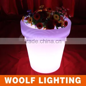 Big Garden Decor Illuminated LED Plastic Flower Planter thumbnail-1