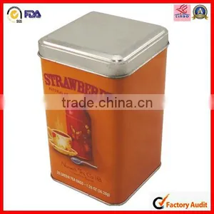 Empty Tall Colored Metal Customed Square Tin Box for Wine thumbnail-4