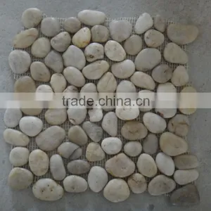 Mixed Colour Pebbles/pebble Meshed Tile/cobble thumbnail-5