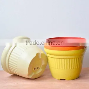 Small Biodegradable Plant Fiber Decorative Plant Pots Indoor thumbnail-2