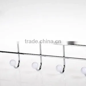 Store More Simple Chrome Plating 5 Rack Plastic Bead Door Hook thumbnail-2