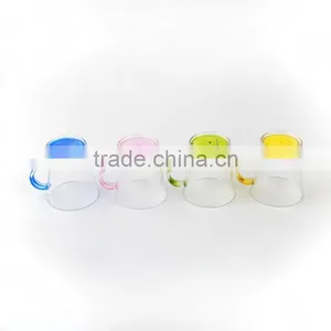 4-color Bottom Spray Colored Fashion Drinking Plastic Cup thumbnail-6