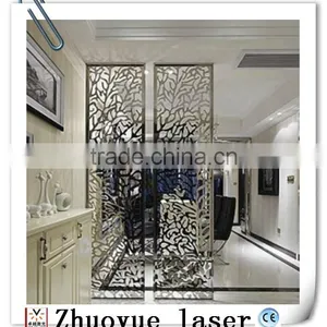 Custom Made Laser Cut Metal Partition Room Divider Screen thumbnail-5