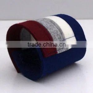 Hot New Bestselling Product Wholesale Handmade Felt Wrist Cuff Felt Bangle Made in China thumbnail-1
