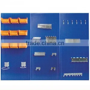 Pegboard Tool Storage,workshop Hook Assortment Tool Hangers,28 Pcs Wall Mounted Tool Organizer Pegboard Kit (302728) thumbnail-1