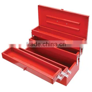Red Color Iron Truck Toolbox Tool Cabinet Tool Box thumbnail-3