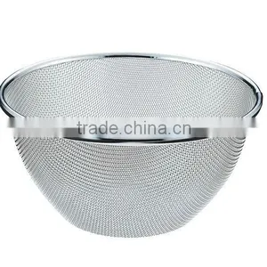 Material SUS304 Deep-type ROBUST Kitchen Sieve Cooking Tools thumbnail-1