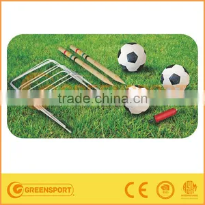 GSSGCR1 Football Croquet Set With 3 Ball 10 Goal Kids Training thumbnail-1