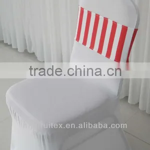 Red Strip Spandex Band/Spandex Chair Sash 100PCS With Free Shipping thumbnail-1