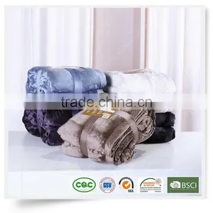 New Style Polar Plain Super Soft Glossy Flannel Blanket Factory Price High Quality Wholesale thumbnail-1
