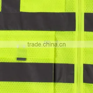 2017 Reflective Vest 3m Tapes Yellow Safety Vest thumbnail-3