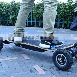 HSJ102 Outdoor Powerfull 4 Wheels Motor Hoverboard Electric Skateboard Factory Procduce thumbnail-1