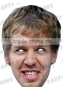 Sebastian Vettel Celebrity Face Mask Formula 1 thumbnail-1