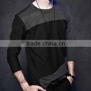 China Menufacturer 2016 Printed Long Sleeve Men Cotton t Shirts Wholesales thumbnail-2