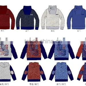 Boy Clothes Children Top Winter Tshirt High Quality Stand Collar Wholesale Plain Hoodies thumbnail-2
