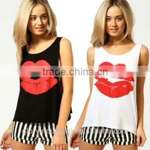 100%cotton Fashion Gym Tank Top Women thumbnail-1