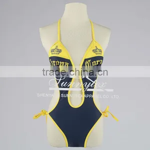 Swimwear & Beachwear OEM Wholesale High Waist Fashion Bikini Swimwear thumbnail-1