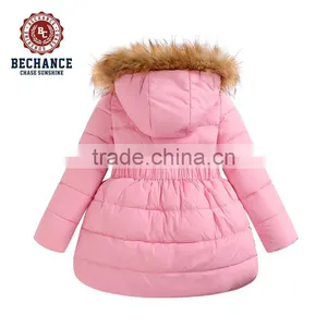 H1022 Kid's Winter Jackets Faux Fur Clothing Down Coat for Girls thumbnail-4