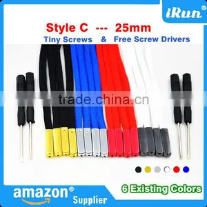 (MOQ:100pcs) Yeezy Lace With Screw Metal Tips Including Tiny Screws & Free Screwdriver - Customized Screw on Lace Aglet - 25 mm thumbnail-1