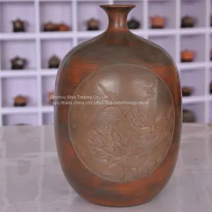 Custom Household Decoration Ceramic Flower Handmade Vase thumbnail-1