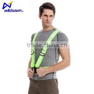 China New Design Led Hi Visibility Vest Safety Dark Night thumbnail-6