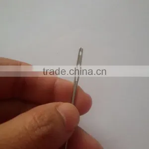 Golden Big Eye Blunt Hand Sewing Needles Stainless Steel thumbnail-4