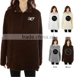 Flash Sale Without Patch Sherpa Fleece Pullover thumbnail-6