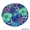 Sell 100% Cotton Velvet Reactive Printed Round Towel thumbnail-1