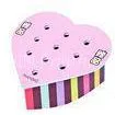 Recyclable Corrguted Cardboard Counter Top Display For Candy With Heart Shaped , Light Weight thumbnail-1