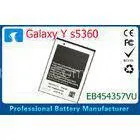 1200mAh Mobile Phone Battery For Samsung Galaxy Y S5360 5380 Battery EB454357VU thumbnail-1