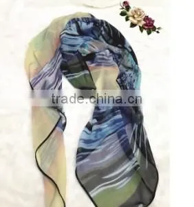 PRINTED POLYESTER SCARF thumbnail-5